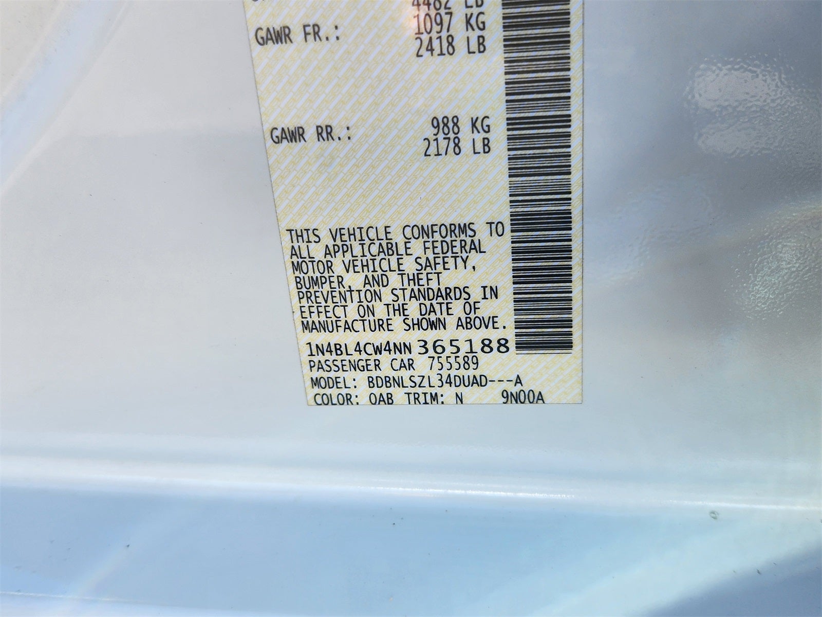 2022 Nissan Altima 2.5 SR