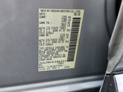 2018 Nissan Murano Platinum AWD