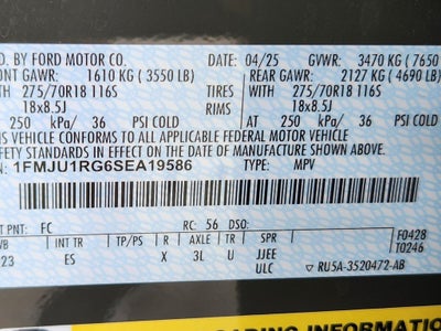 2025 Ford Expedition Tremor
