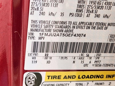 2016 Ford Expedition Limited