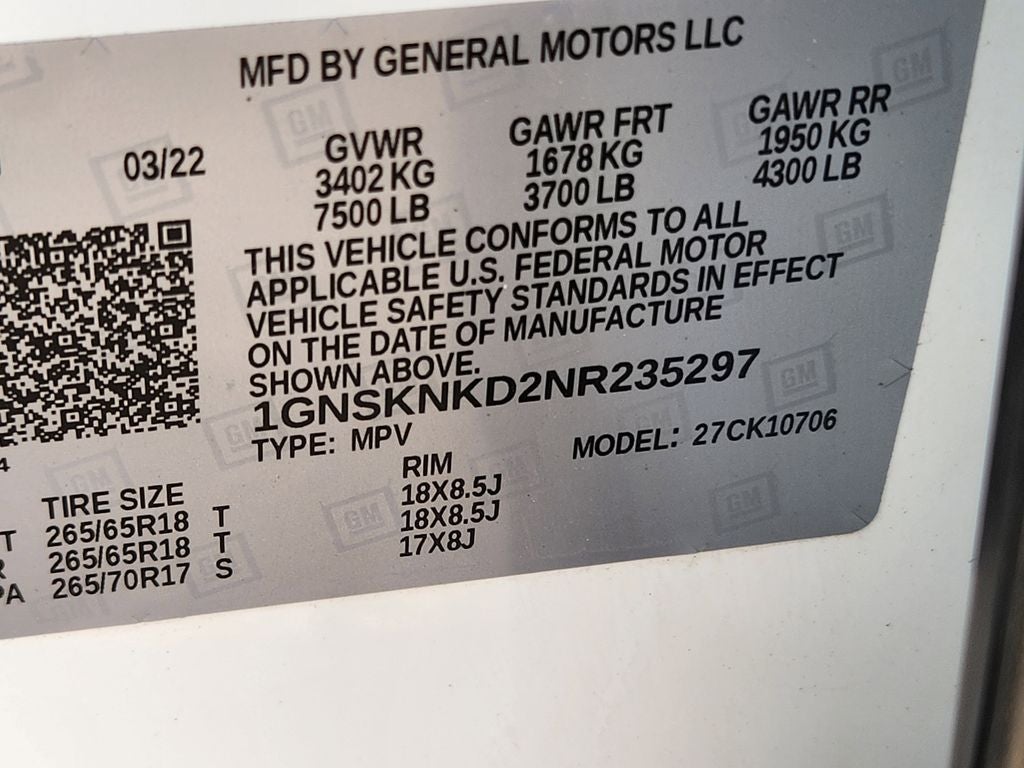 2022 Chevrolet Tahoe LT