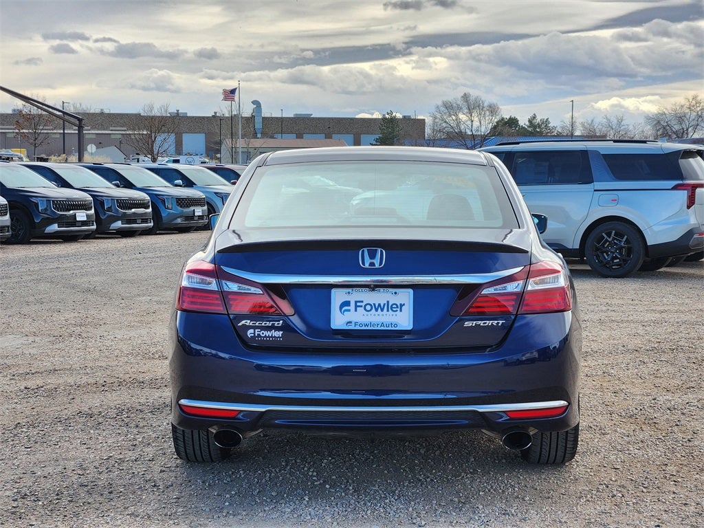 2016 Honda Accord Sport w/Honda Sensing