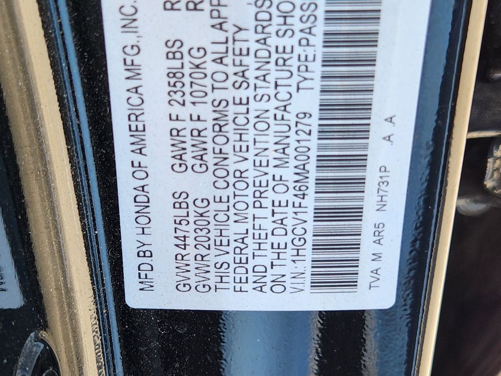 2021 Honda Accord Sport Special Edition