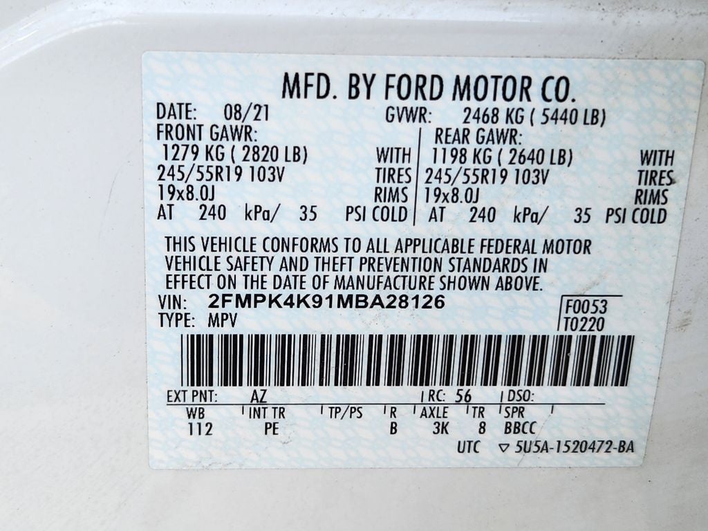 2021 Ford Edge Titanium