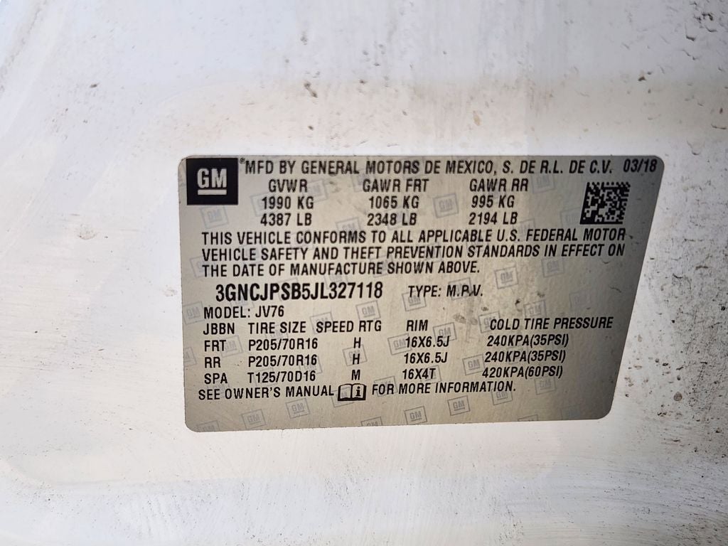 2018 Chevrolet Trax LT