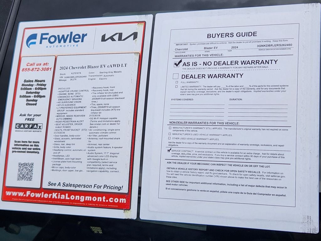 2024 Chevrolet Blazer EV LT
