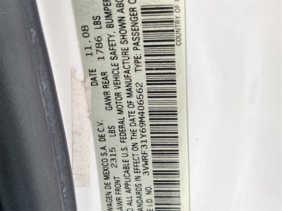 2009 Volkswagen Beetle 2.5L Black Tie Edition