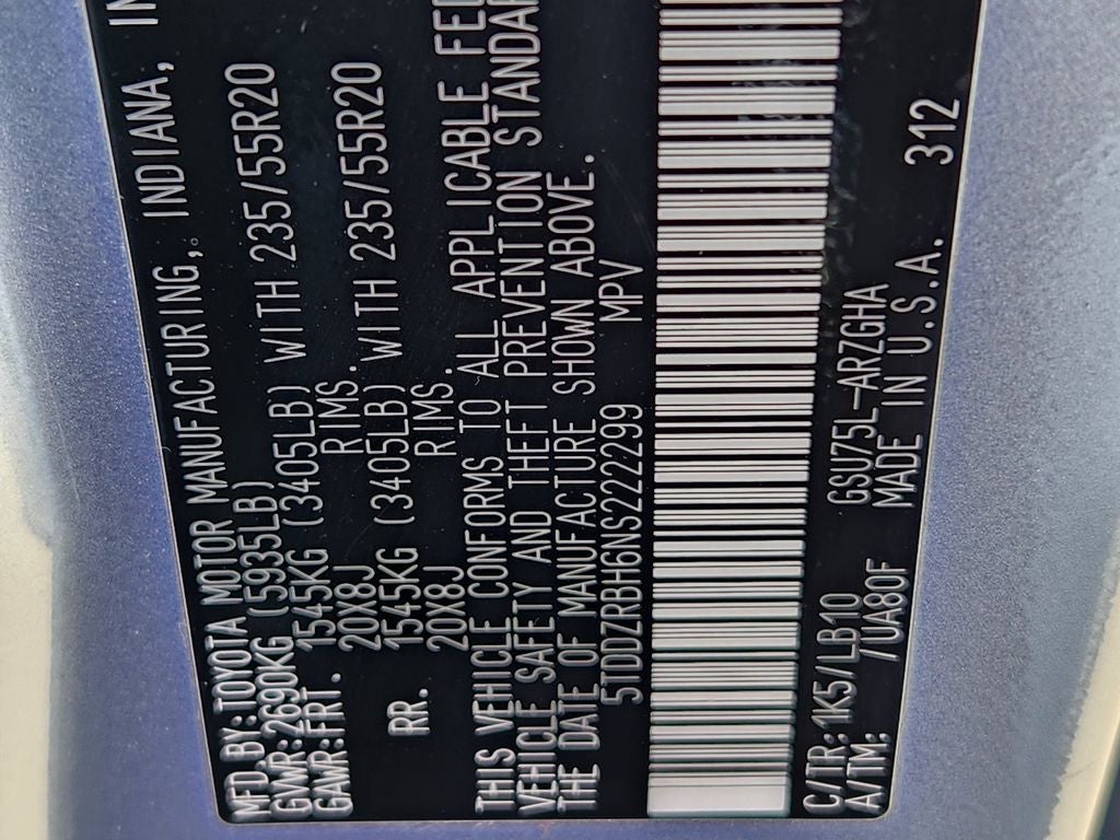 2022 Toyota Highlander Limited