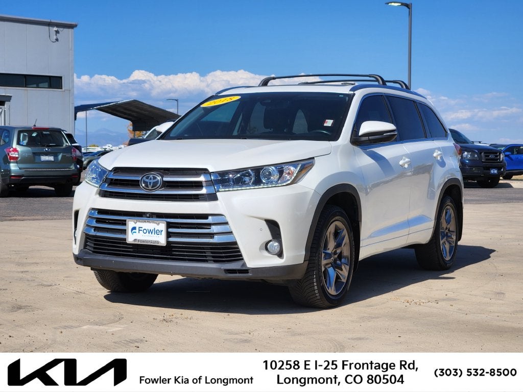 2018 Toyota Highlander Limited Platinum