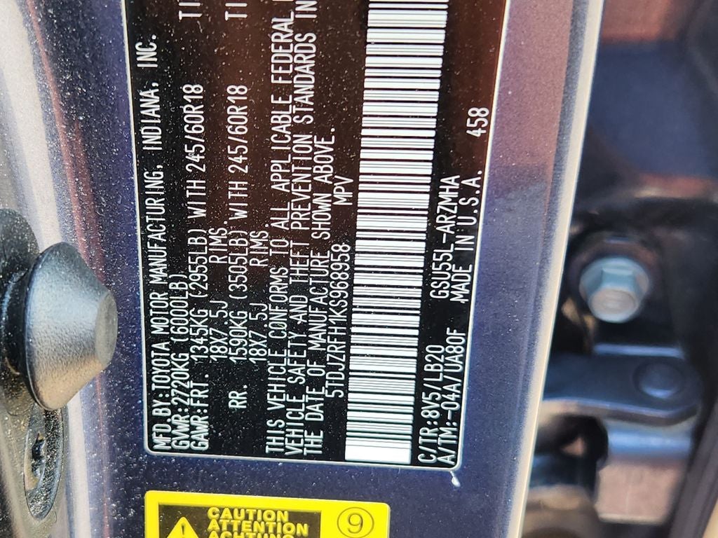 2019 Toyota Highlander XLE