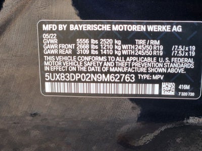2022 BMW X3 M40i