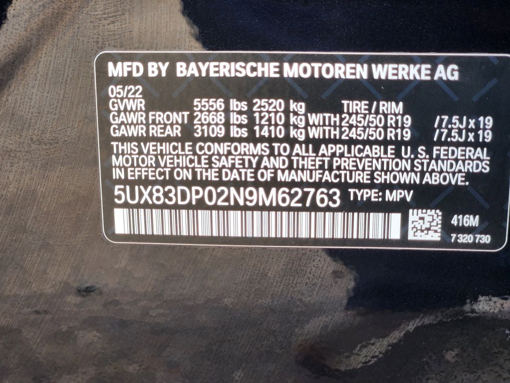 2022 BMW X3 M40i