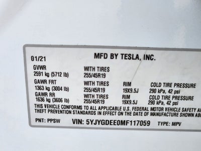 2021 Tesla Model Y Long Range
