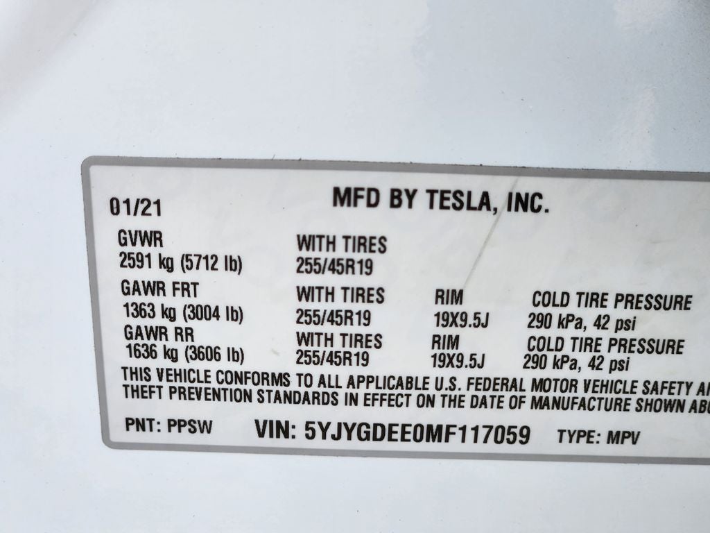 2021 Tesla Model Y Long Range