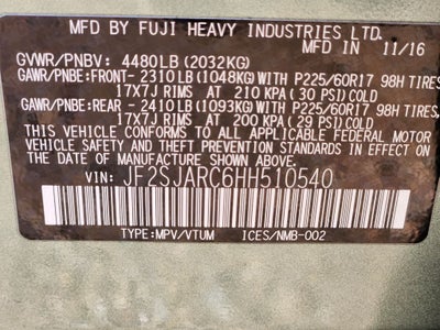 2017 Subaru Forester 2.5i Limited