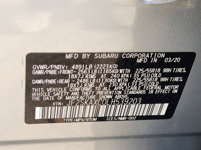 2020 Subaru Forester Touring