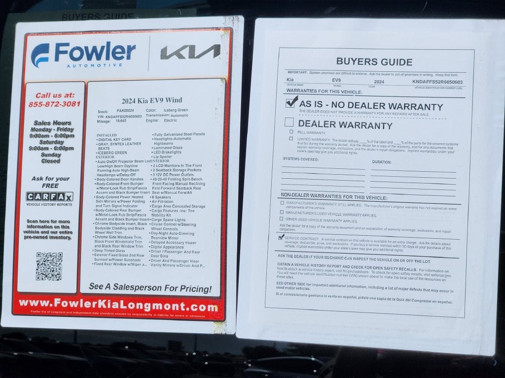 2024 Kia EV9 Wind