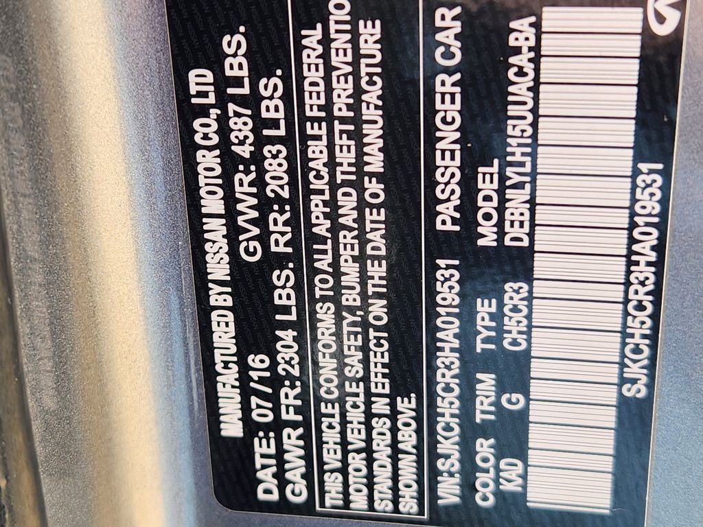 2017 INFINITI QX30 Premium