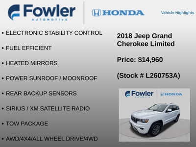 2018 Jeep Grand Cherokee Limited