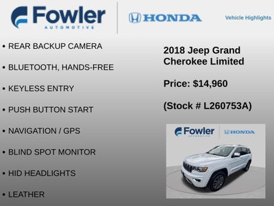 2018 Jeep Grand Cherokee Limited