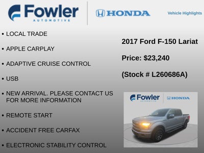 2017 Ford F-150 Lariat