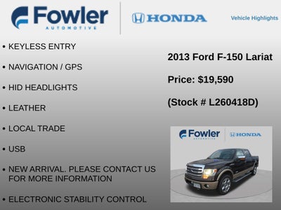 2013 Ford F-150 Lariat