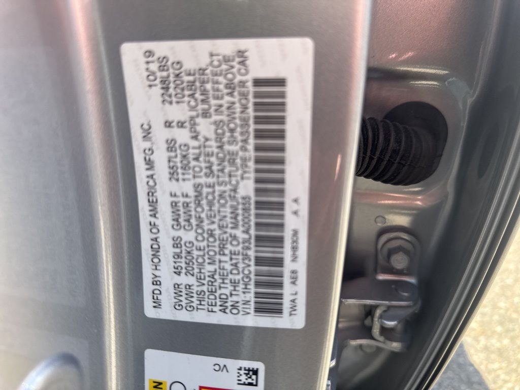 2020 Honda Accord Hybrid Touring