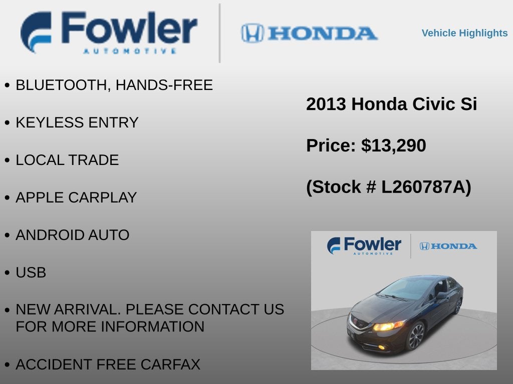 2013 Honda Civic Si