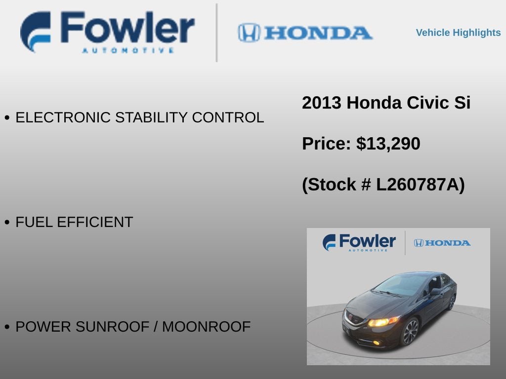 2013 Honda Civic Si