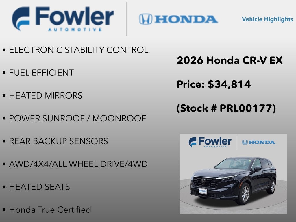 2026 Honda CR-V EX