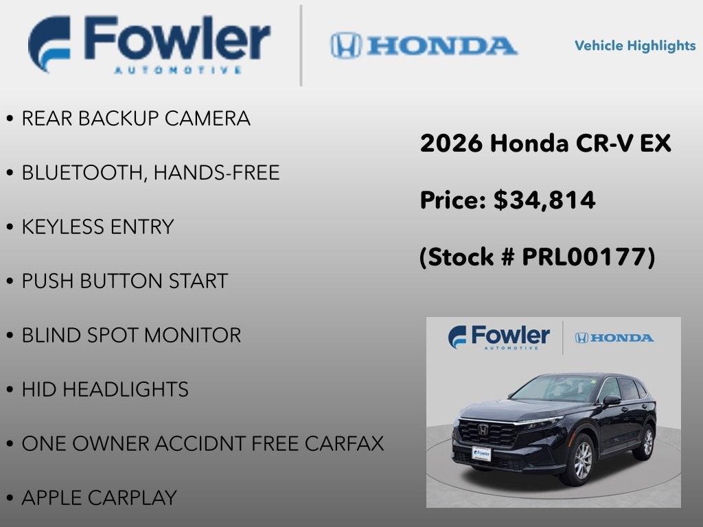 2026 Honda CR-V EX
