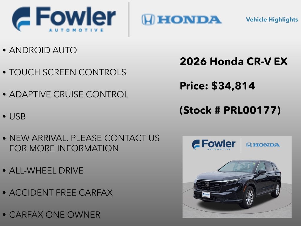 2026 Honda CR-V EX