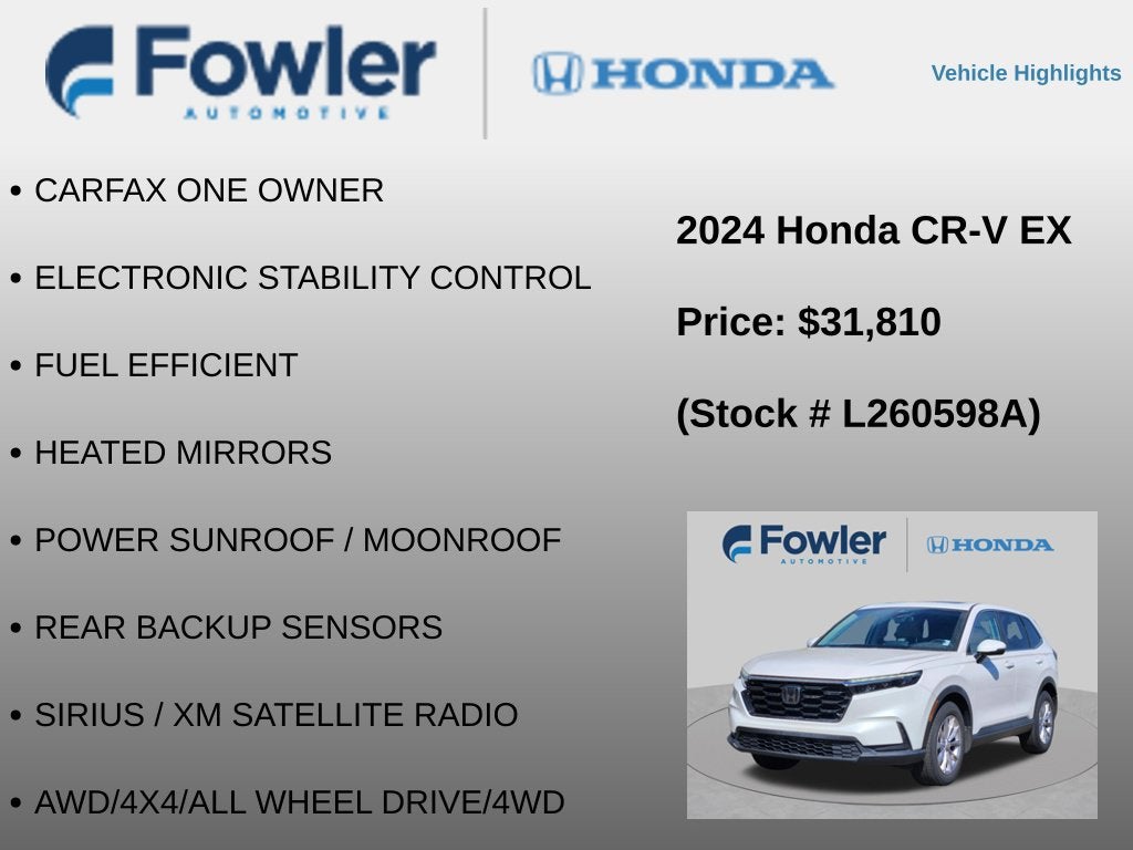 2024 Honda CR-V EX