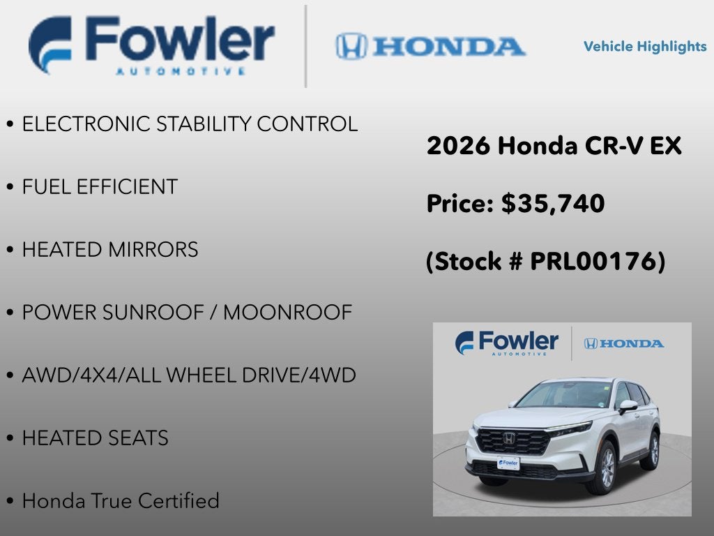 2026 Honda CR-V EX