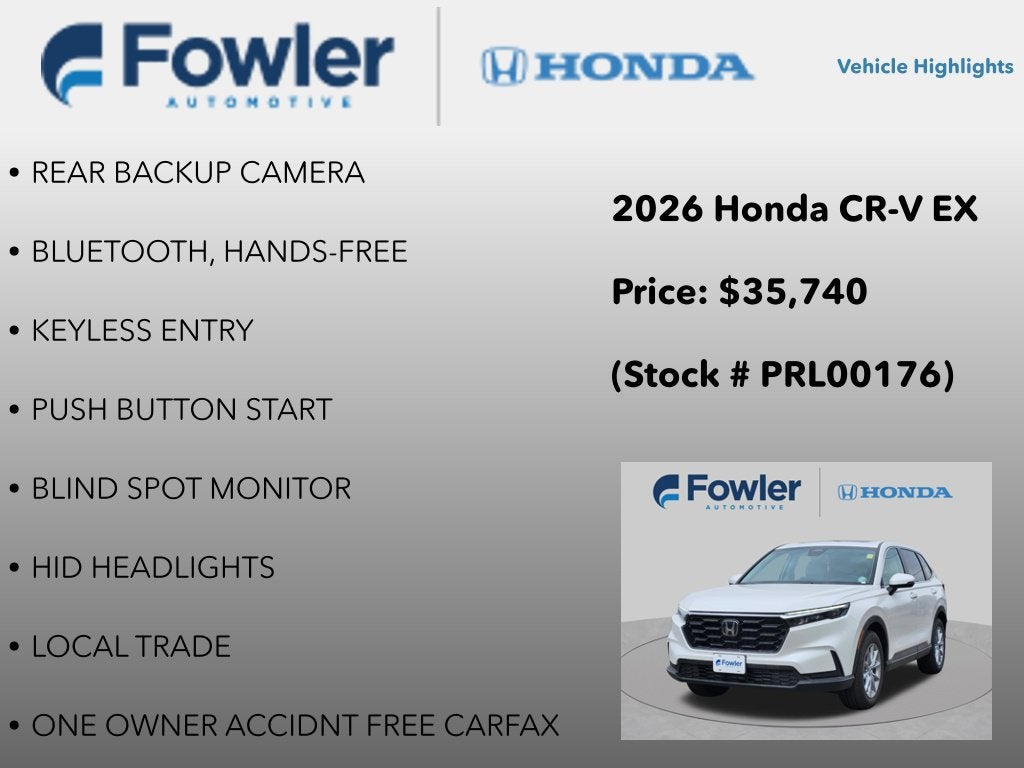 2026 Honda CR-V EX