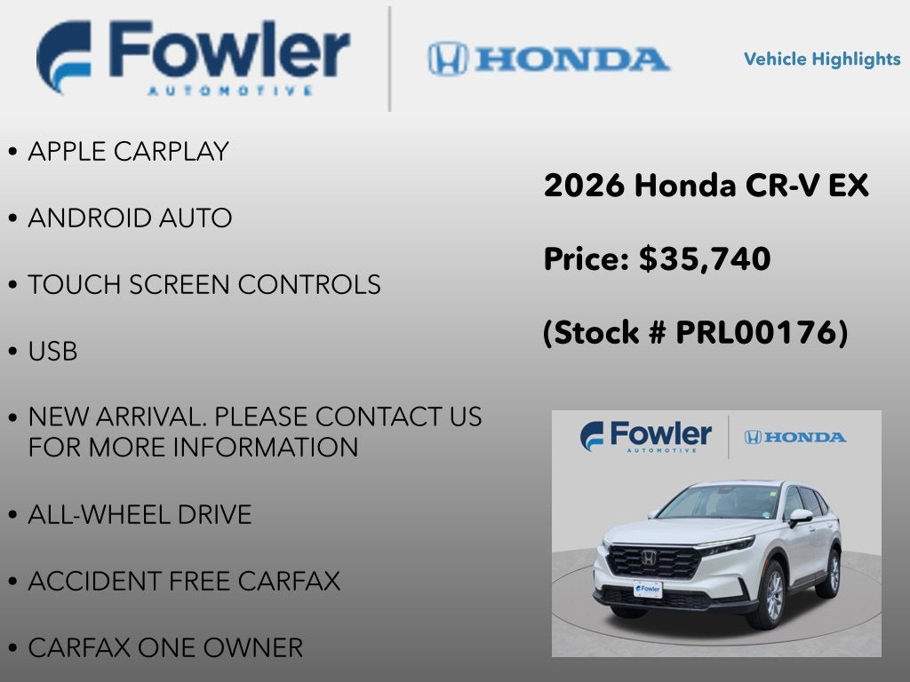 2026 Honda CR-V EX