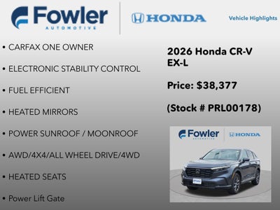 2026 Honda CR-V EX-L