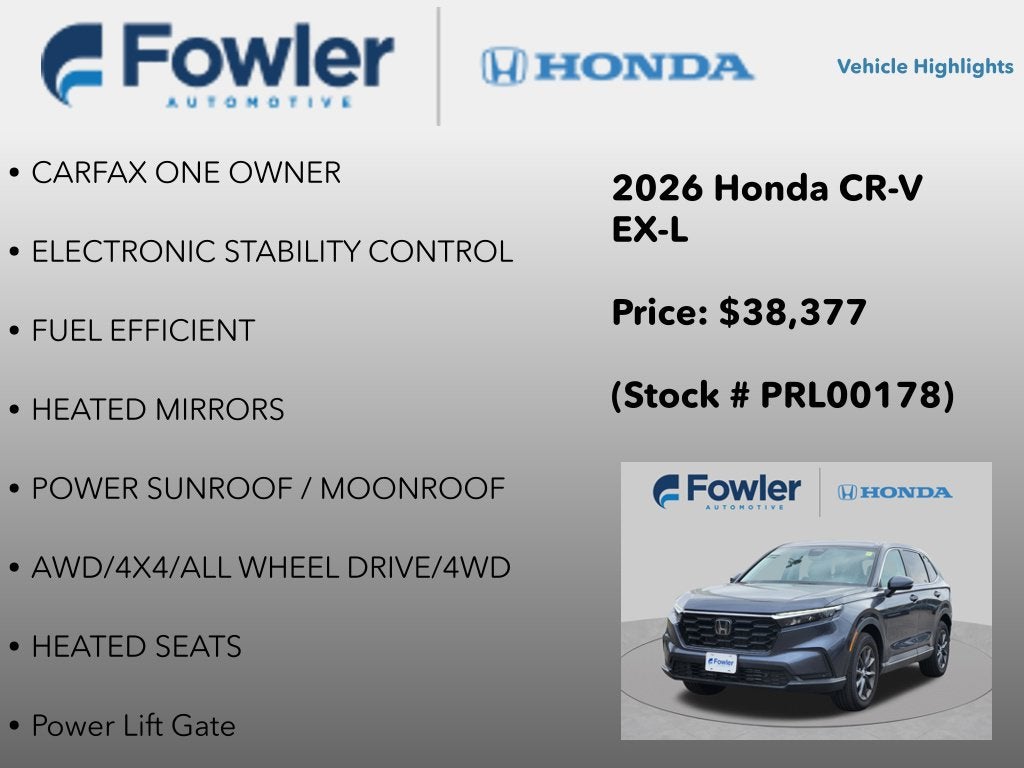 2026 Honda CR-V EX-L