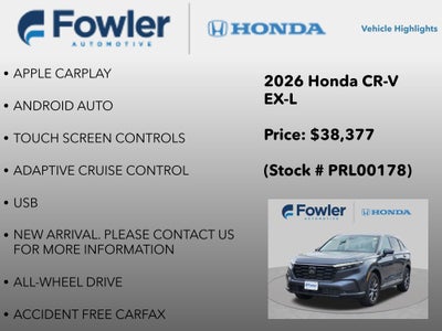 2026 Honda CR-V EX-L