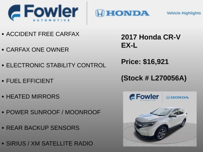 2017 Honda CR-V EX-L