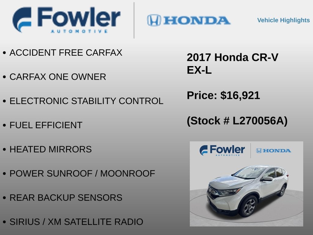 2017 Honda CR-V EX-L