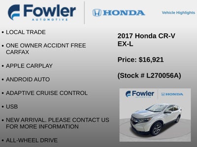 2017 Honda CR-V EX-L