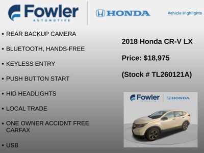 2018 Honda CR-V LX