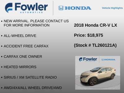 2018 Honda CR-V LX