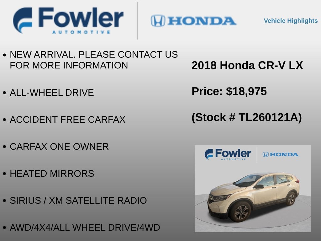 2018 Honda CR-V LX