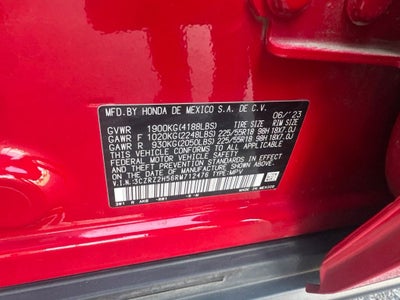 2024 Honda HR-V Sport w/o BSI