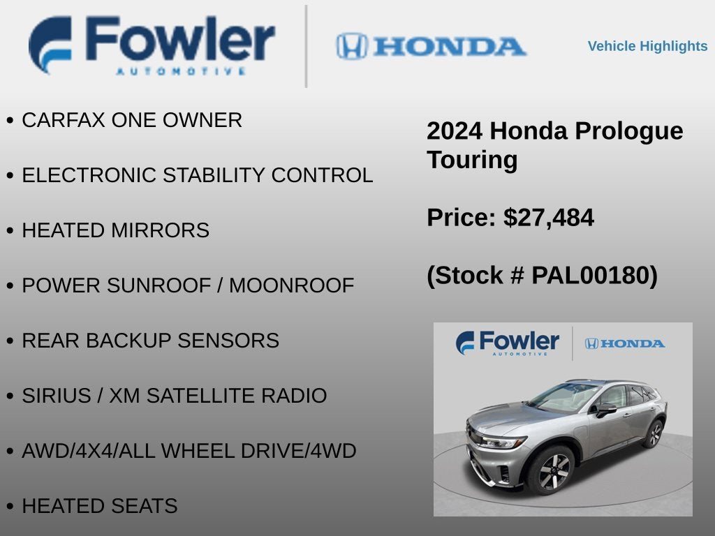 2024 Honda Prologue Touring