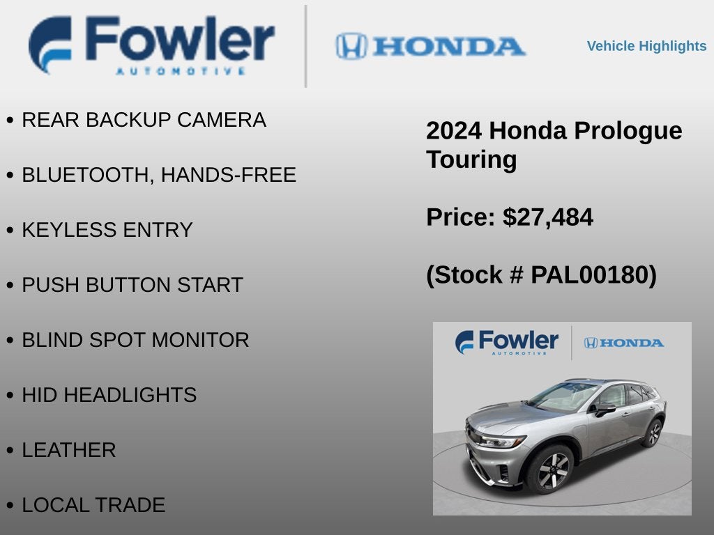 2024 Honda Prologue Touring
