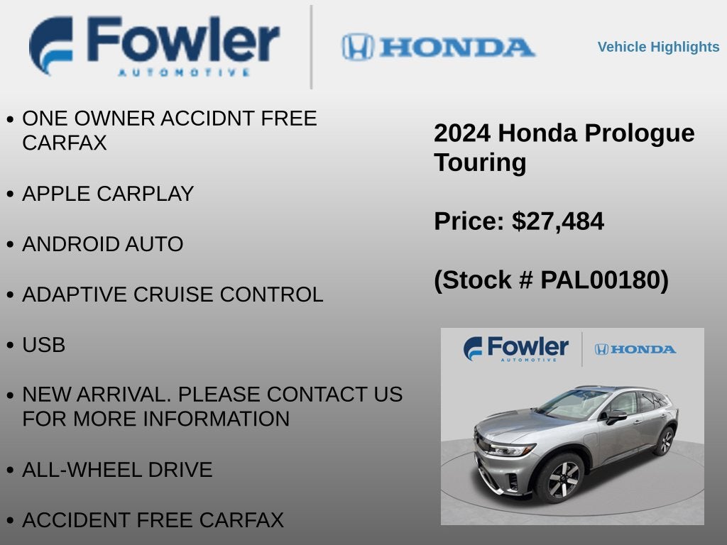 2024 Honda Prologue Touring