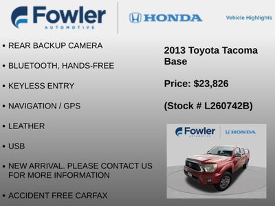 2013 Toyota Tacoma Base V6